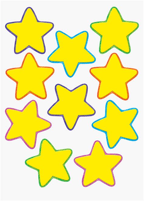 Yellow Printable Stars